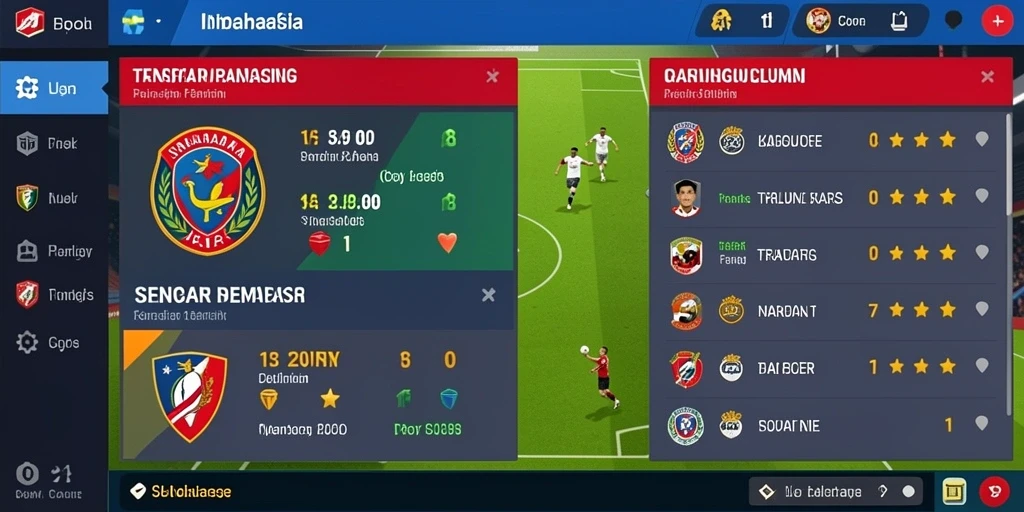 Screenshot menunjukkan berbagai pilihan permainan yang menarik.