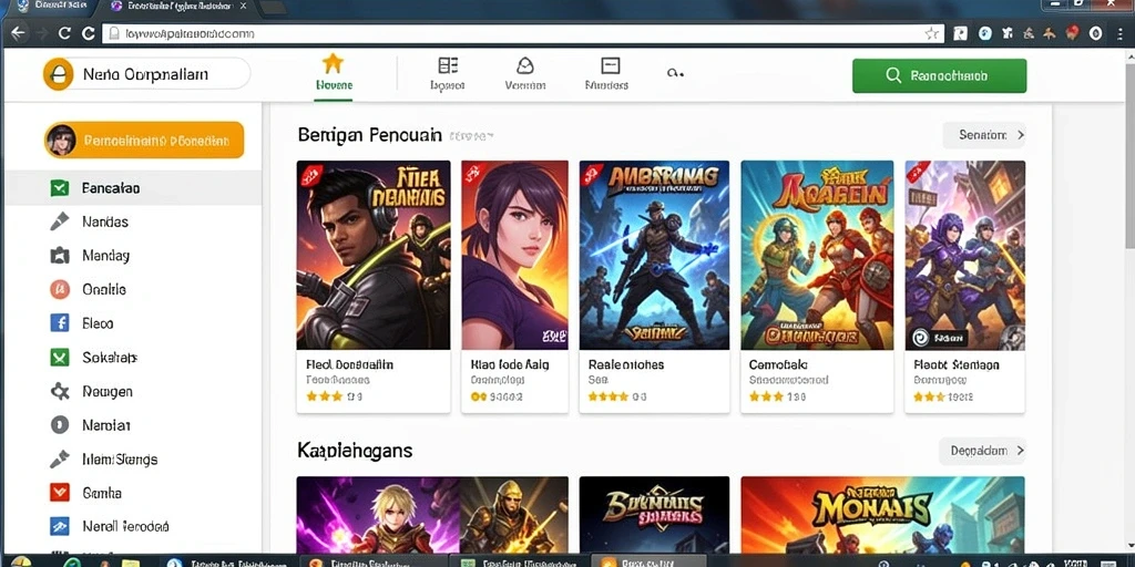 Tampilan grafis yang menakjubkan dan penuh warna.