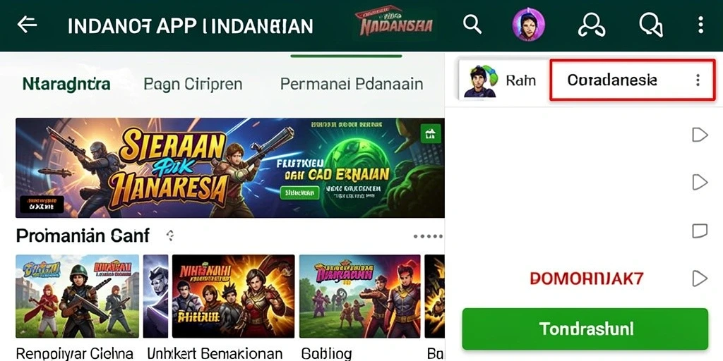 Tampilan utama PAKDE4D yang menarik dan mudah dinavigasi.