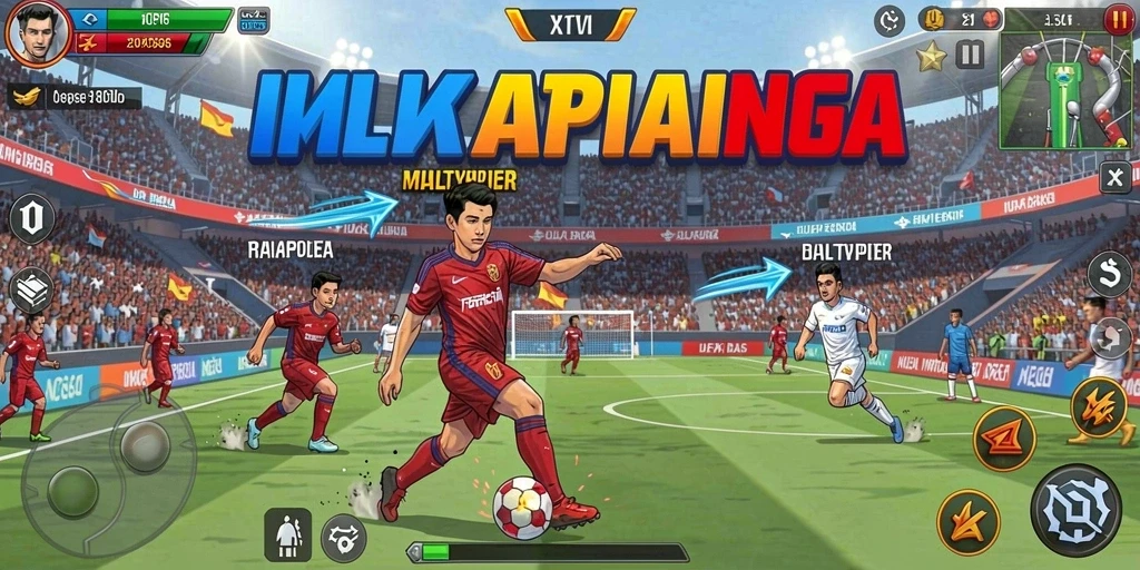 Screenshot menampilkan karakter utama dalam aksi.