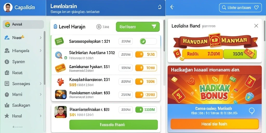 Tampilan awal permainan yang menarik.