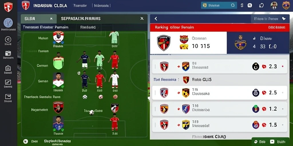 Tampilan karakter yang detail dan menarik.